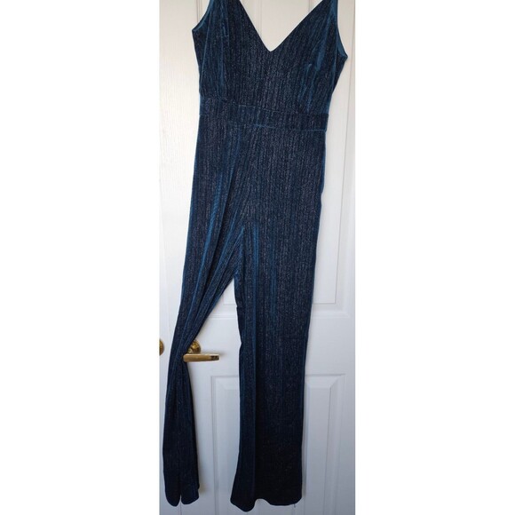 FRANSESCA'S Jun Ivy Blue Jumpsuit - Picture 3 of 8